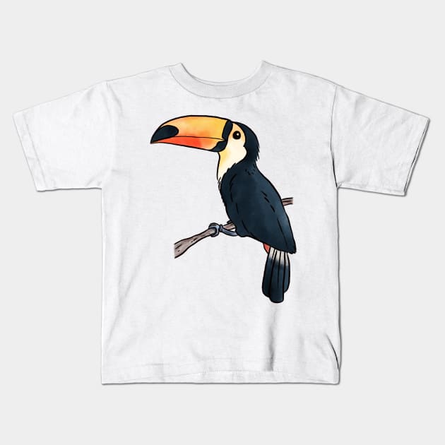 Toucan Kids T-Shirt by Brittany Hefren